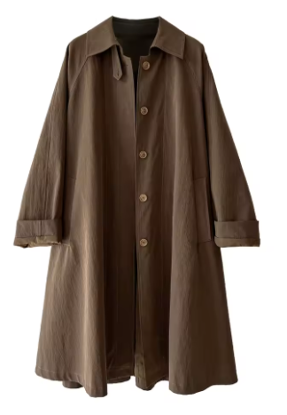 Campera Trench Casual Femenina con Cinturón