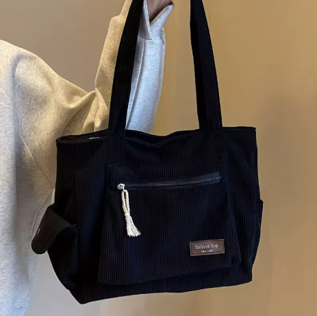 Bolso Tote de Terciopelo Suave